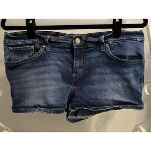 Levi’s Stretch Blue Denim Shorts Junior 13